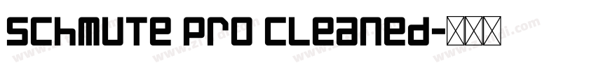 schmute pro cleaned字体转换 schmute pro cleaned字体转换